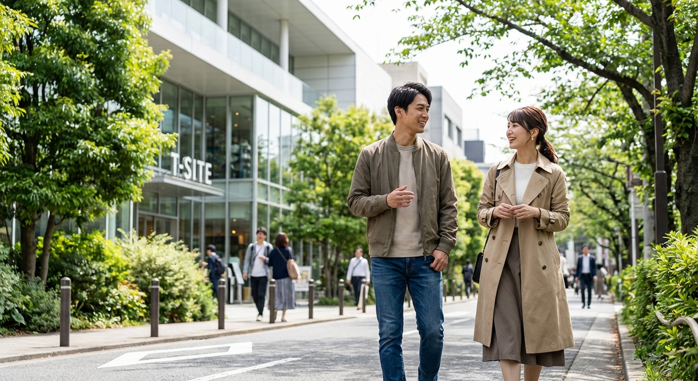 代官山から中目黒へ。緑とアートに癒やされる大人の休日散歩デート