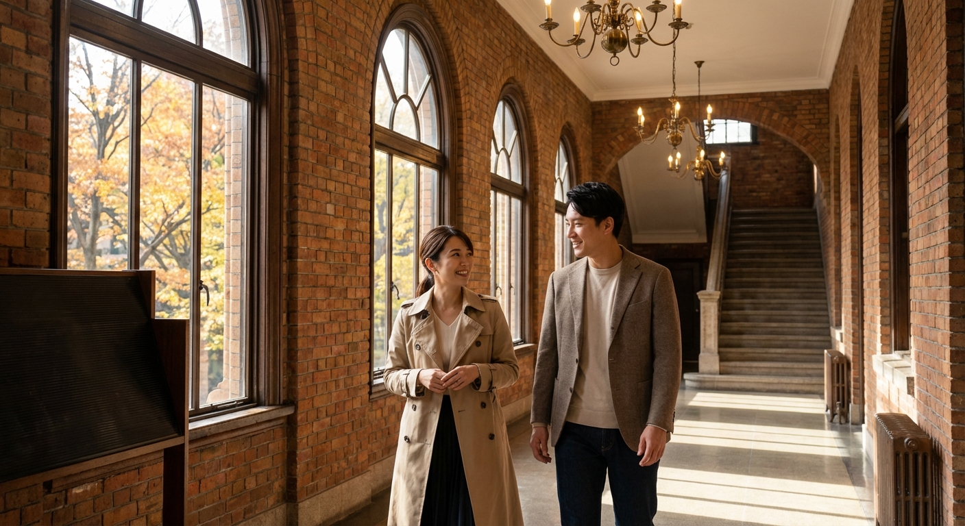 上野の杜で紡ぐ朝の静寂。四季の美しさと建築美に浸る記念日デート