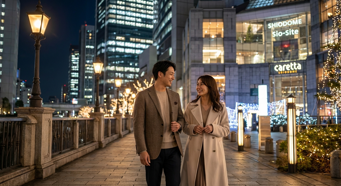 汐留の煌めきを贈る。予算を抑えて叶える、上質で自然体な記念日夜デート
