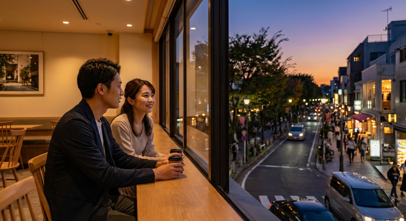 暮れゆく街と緑を慈しむ。駒沢から自由が丘へ、五感を解く大人の散歩