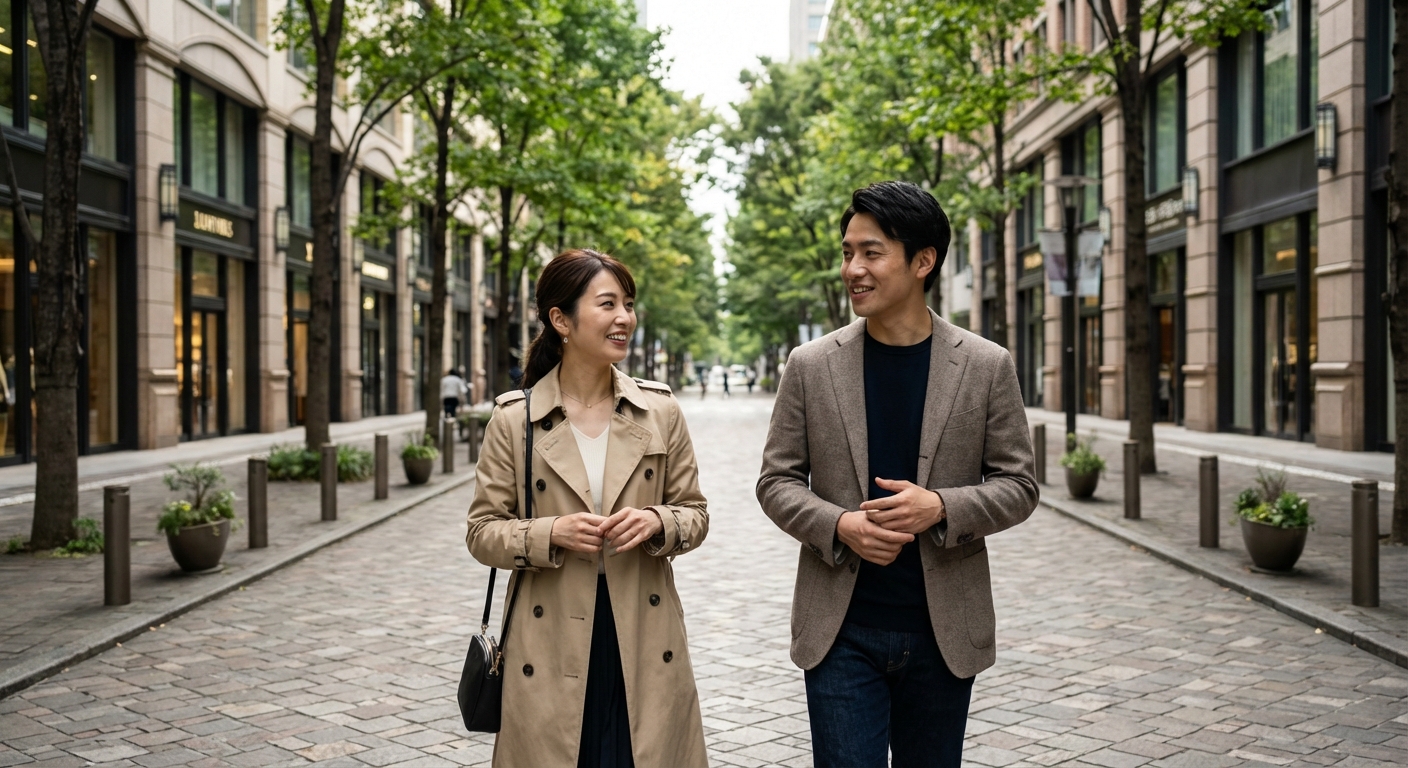 丸の内の緑と歴史を愛でる、大人の洗練された昼下がり散策デート