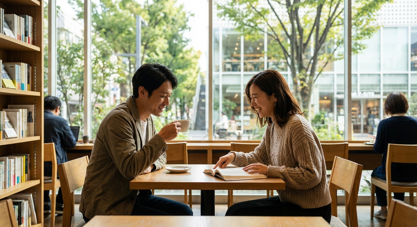 代官山の朝を味わう、爽やかな街歩きと洗練されたブックカフェデート
