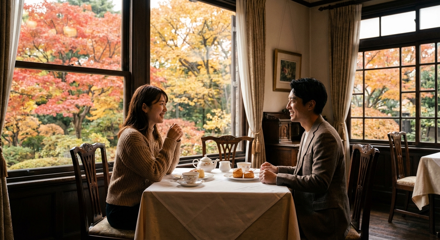 駒込で紡ぐ、深紅の記憶。旧古河庭園の洋館で嗜む秋の贅沢アニバーサリー