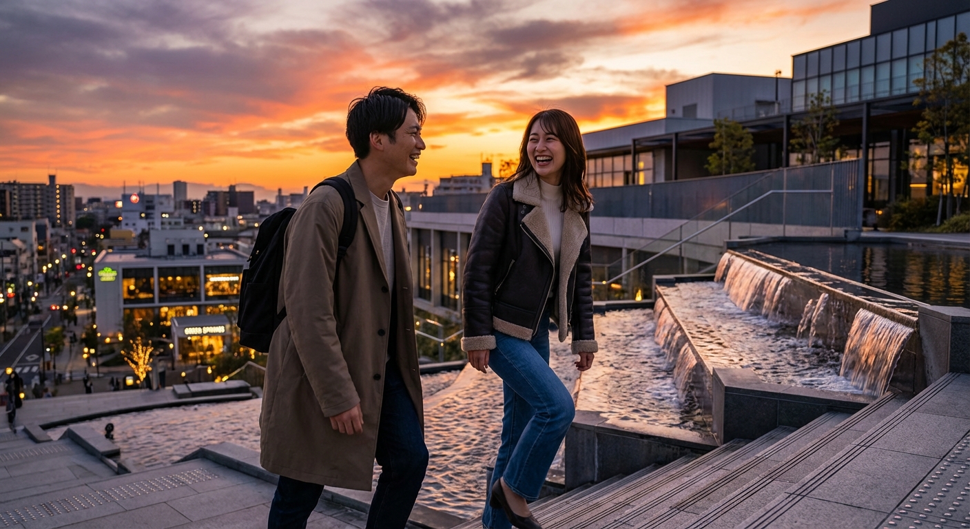 夕暮れの立川を歩く！街並みと活気ある横丁を巡るアクティブデート