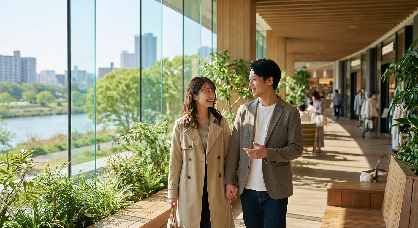 二子玉川で叶える、光と緑に包まれる上質な記念日ランチ＆癒やし散策