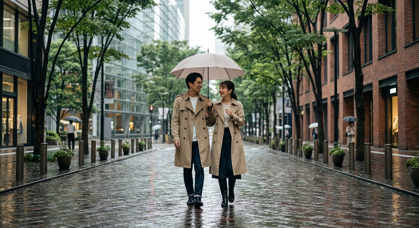 雨の有楽町を光とアートで彩る、洗練された大人の「屋内メイン」初デートプラン