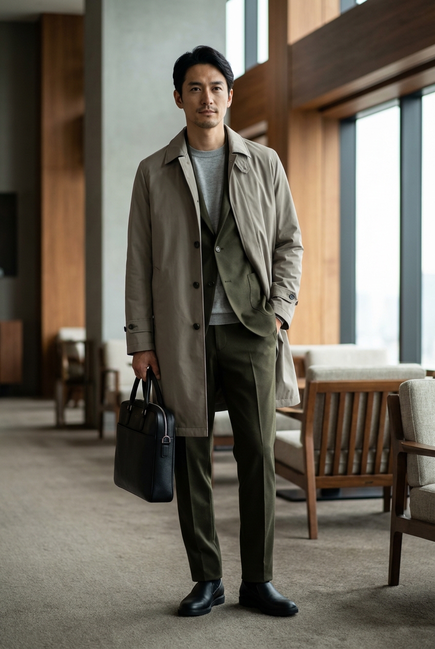 静謐なる質感を纏い、都市を闊歩する。オリーブが奏でる至高のミニマリズム